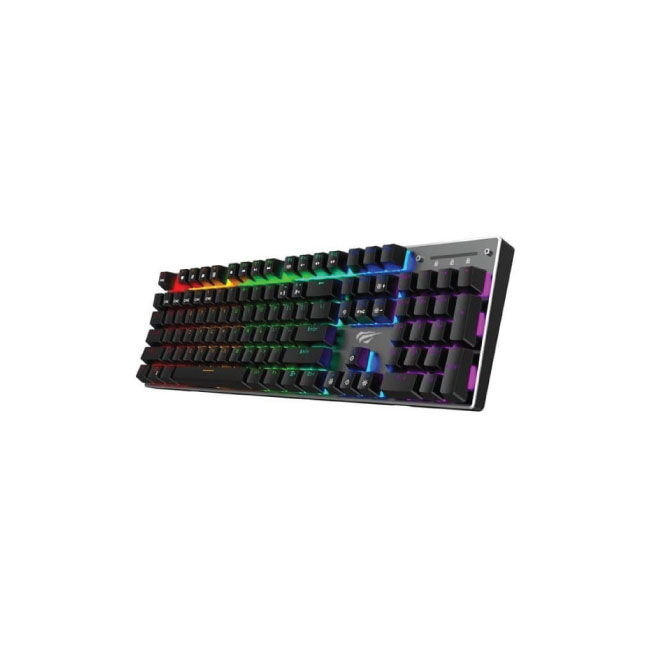 CLAVIER MECANIQUE GAMING HAVIT KB498L-BK